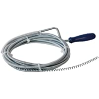Silverline 912893 Varilla para Limpiar desagües- Gris